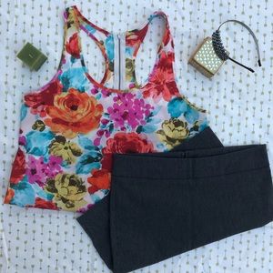 Floral Lightweight Summer Blouse Color Size M